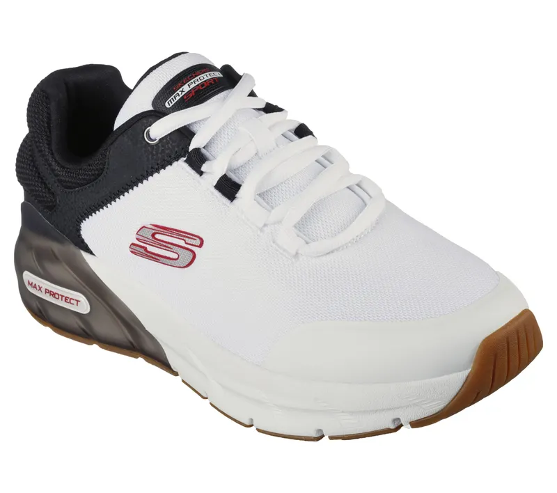 Skechers Max Protect Sport – Balmer – Wit / Zwart (232660-WBK)