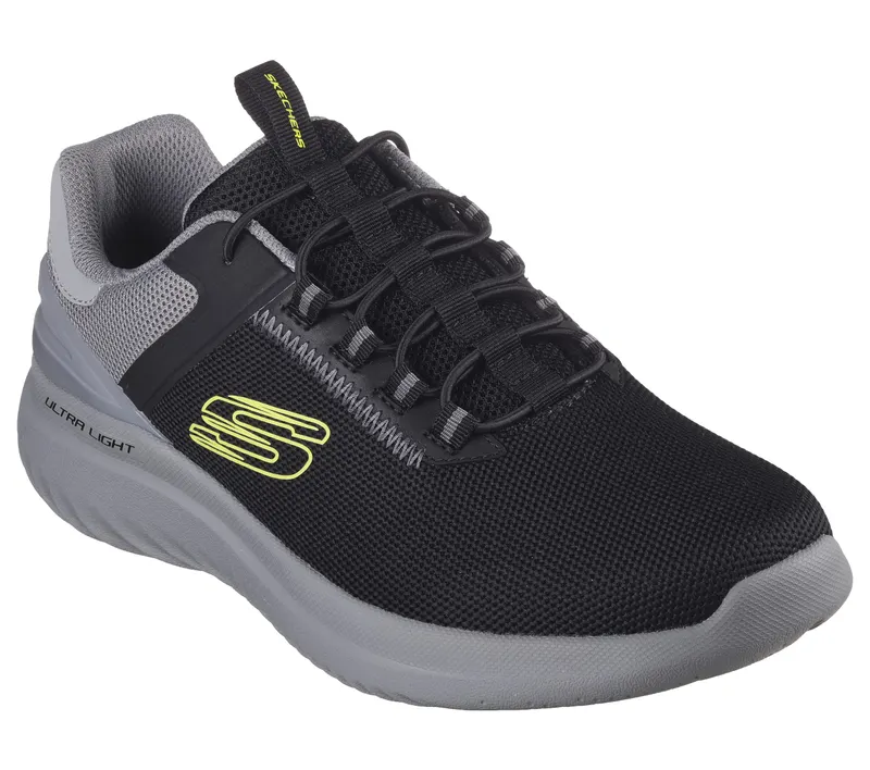 Skechers Bounder 2.0 – Anako – Zwart / Grijs (232673-BKGY)