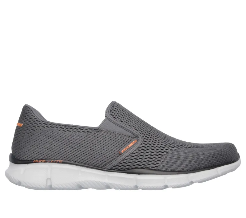 Skechers Equalizer – Double Play – Houtskool / Oranje (51509-CCOR)