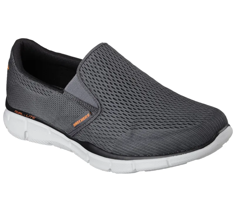 Skechers Equalizer – Double Play – Houtskool / Oranje (51509-CCOR)