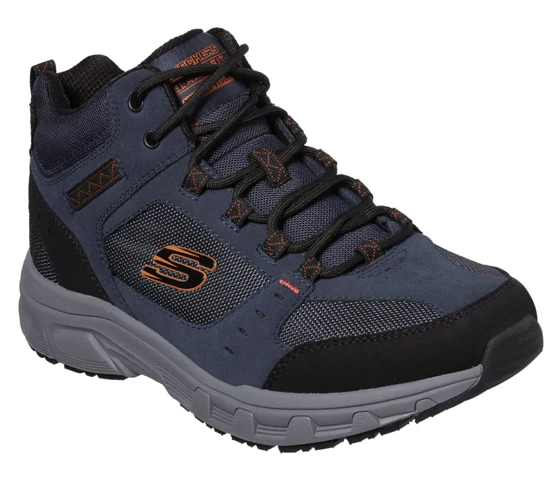 Skechers Relaxed Fit: Oak Canyon – Ironhide – Marine / Oranje (51895-NVOR)