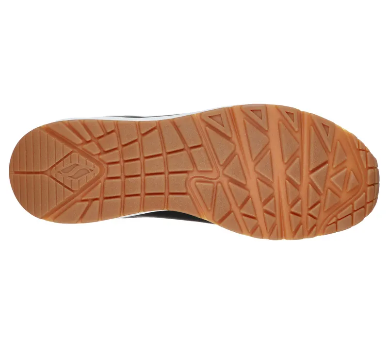 Skechers Uno – Stand On Air – Zwart (52458-BLK)