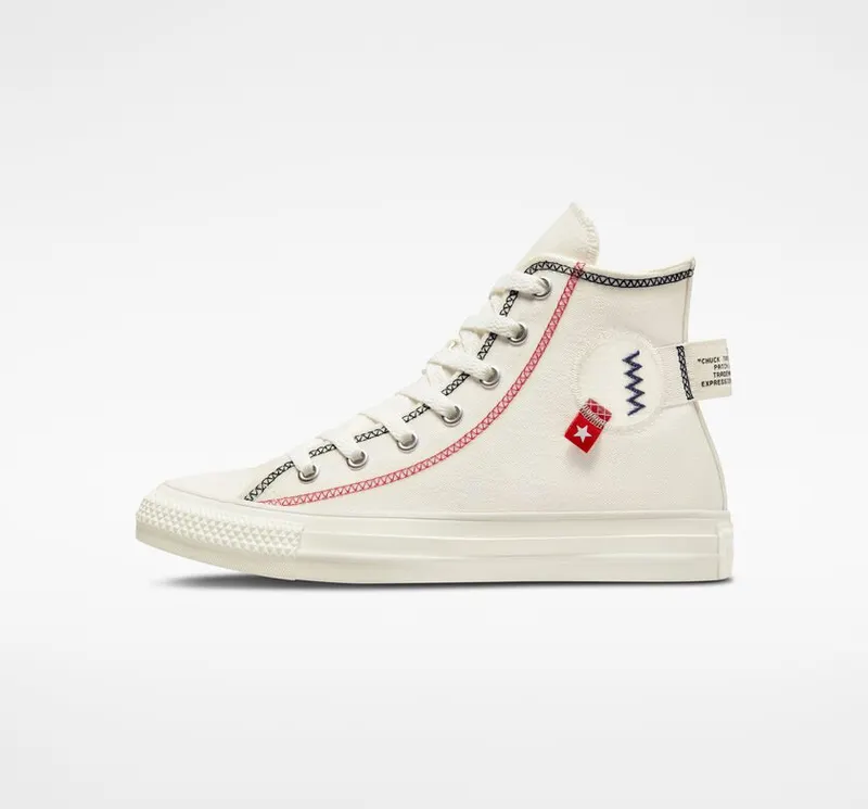 Converse Chuck Taylor All Star Logo Tag Vintage White/blue (A06081C)