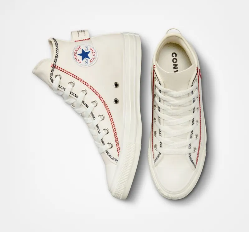 Converse Chuck Taylor All Star Logo Tag Vintage White/blue (A06081C)