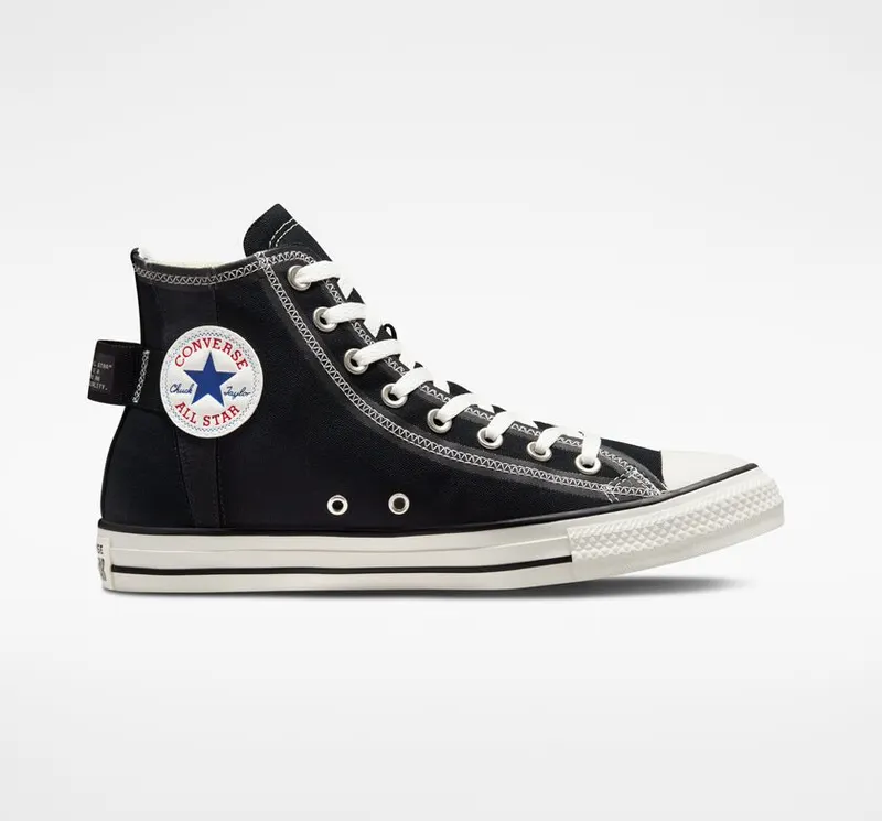 Converse Chuck Taylor All Star Logo Tag Black/black/egret (A06105C)
