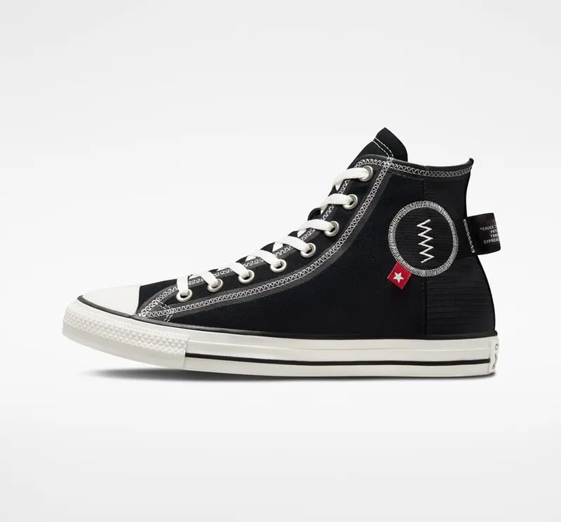 Converse Chuck Taylor All Star Logo Tag Black/black/egret (A06105C)