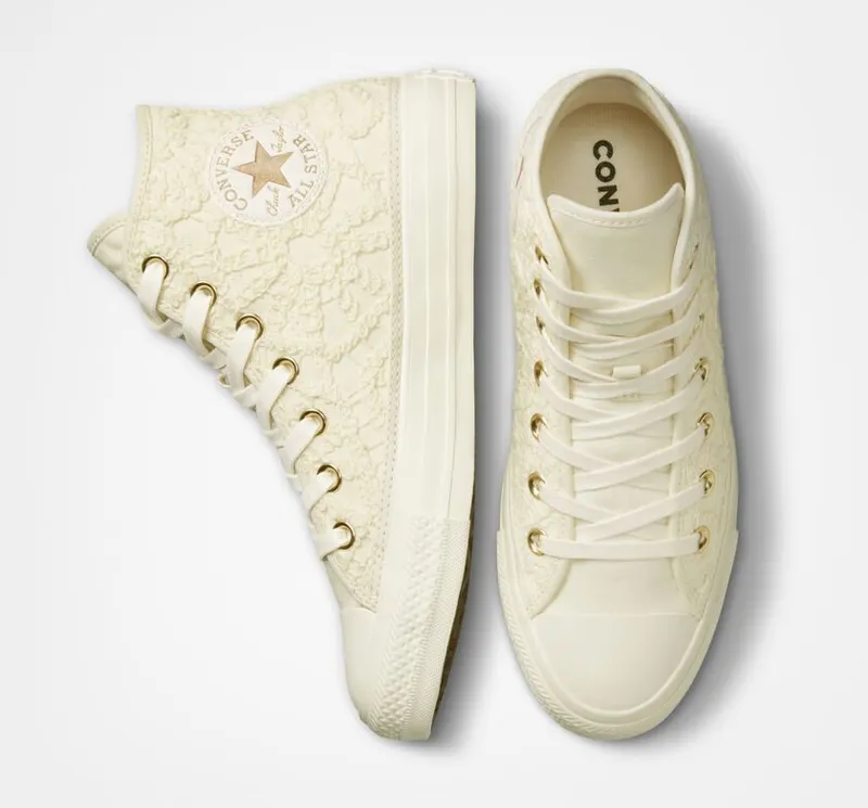 Converse Chuck Taylor All Star Daisy Cord Egret/egret/light Gold (A06114C)