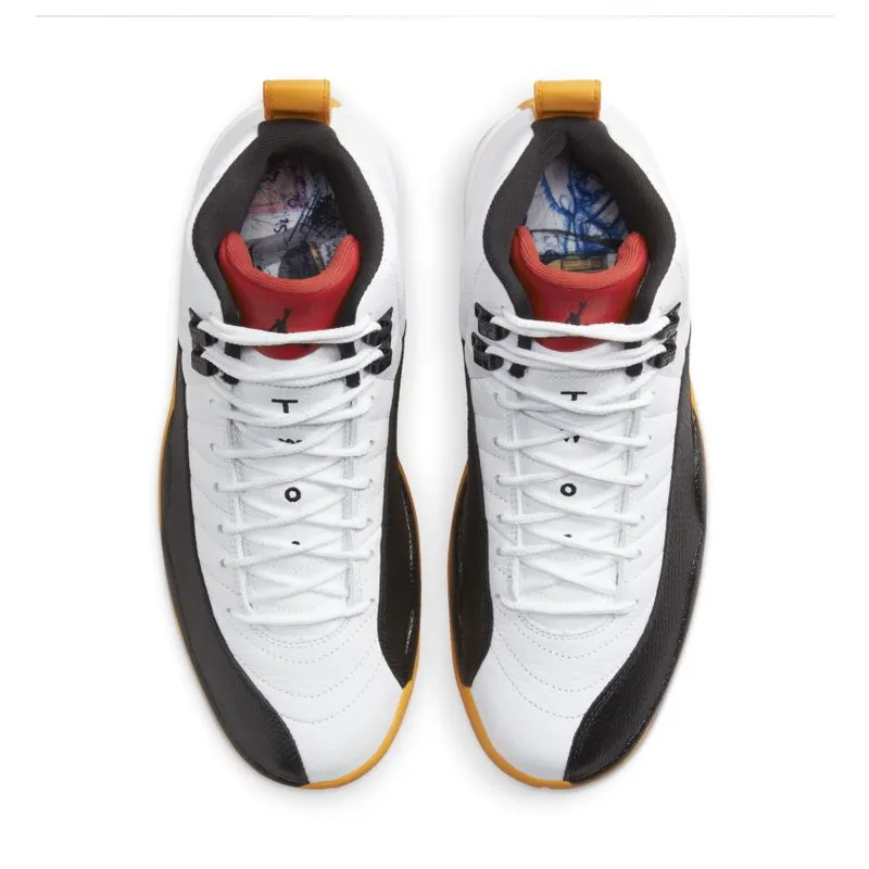 Air Jordan 12 ’25 Years in China’ White / Black-Taxi-Varsity Red (DR8887-100)