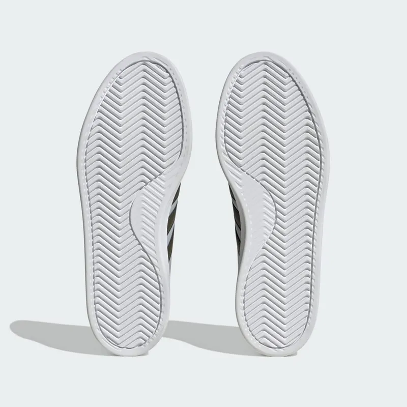 adidas Grand Court Cloudfoam Comfort Halo Silver / Shadow Olive / Cloud White (ID4468)
