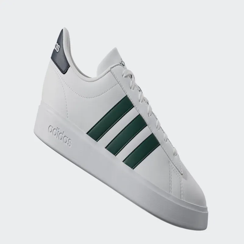 adidas Grand Court Cloudfoam Comfort Cloud White / Collegiate Green / Shadow Navy (ID4465)