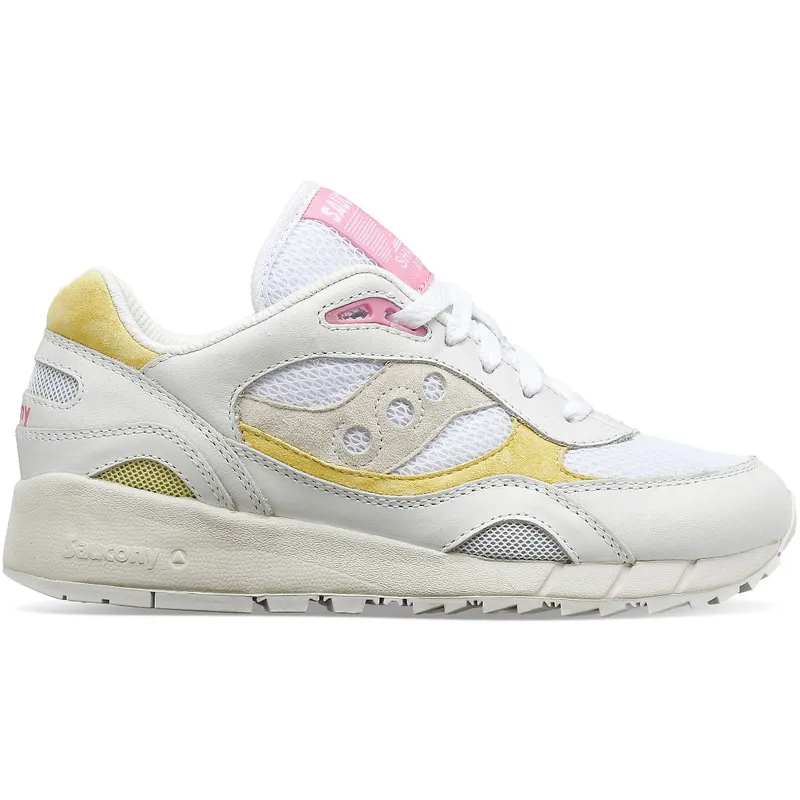 Saucony Shadow 6000 White / Yellow / Pink (S60765-2)