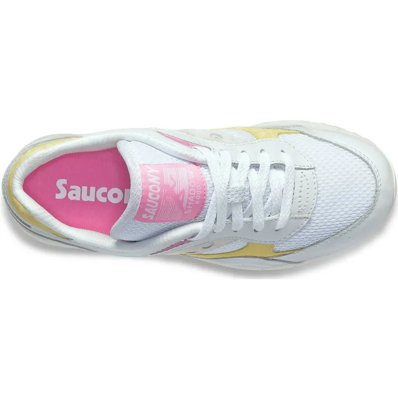 Saucony Shadow 6000 White / Yellow / Pink (S60765-2)