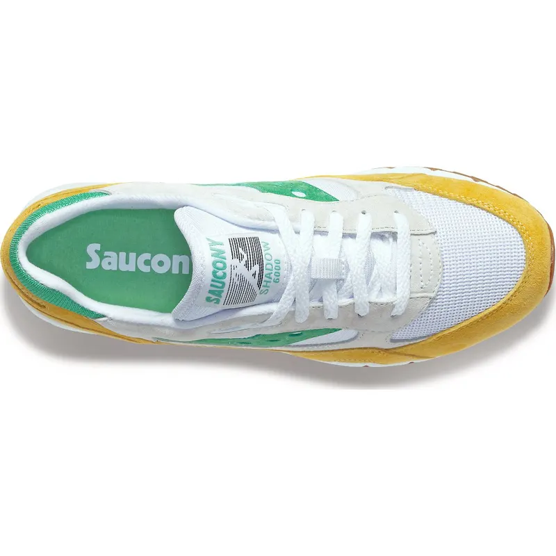 Saucony Shadow 6000 White / Yellow / Green (S70441-42)