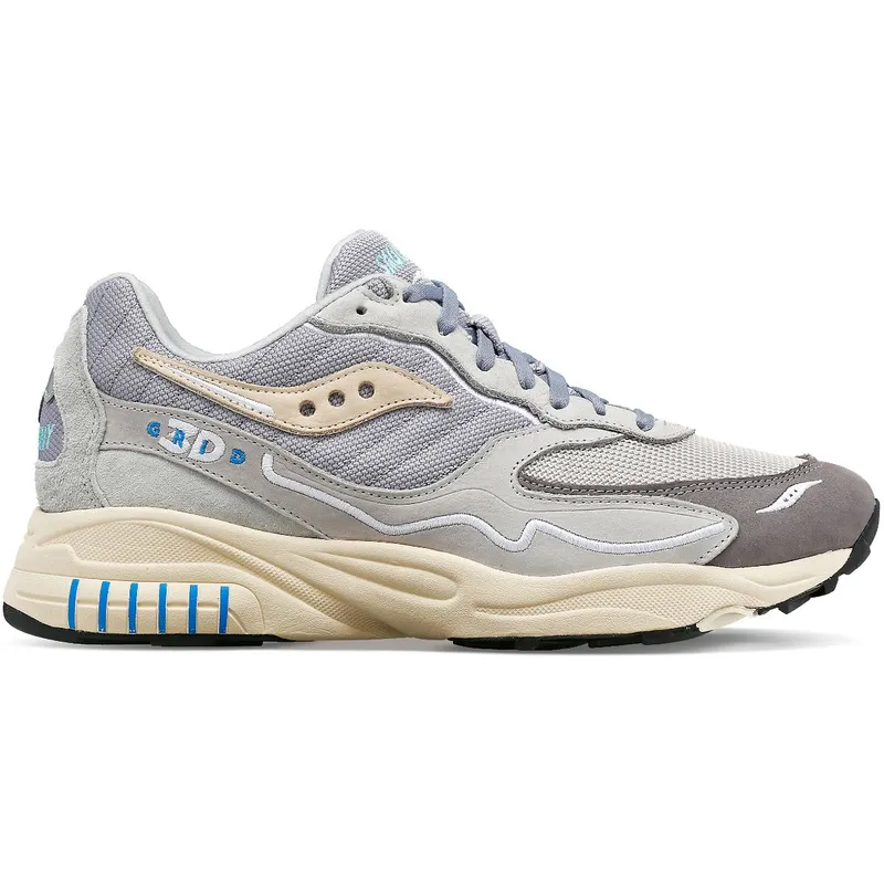 Saucony 3D Grid Hurricane Premium Grey / Blue (S70670-6)