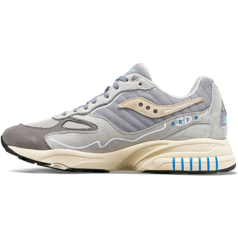 Saucony 3D Grid Hurricane Premium Grey / Blue (S70670-6)