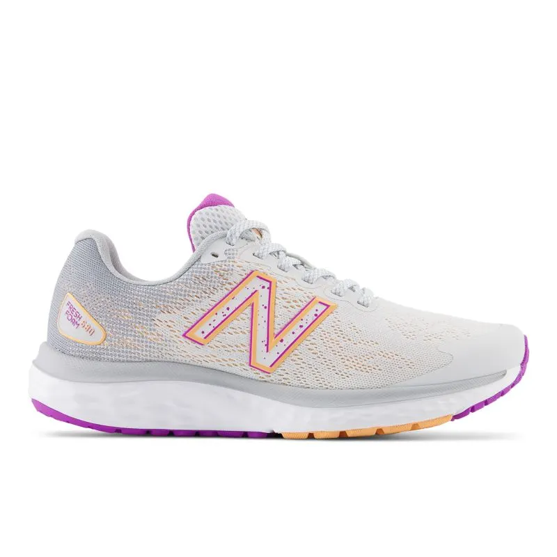 New Balance Fresh Foam 680v7 Quartz Grey / Aluminum Grey / Solar Flare (W680V7-43880)