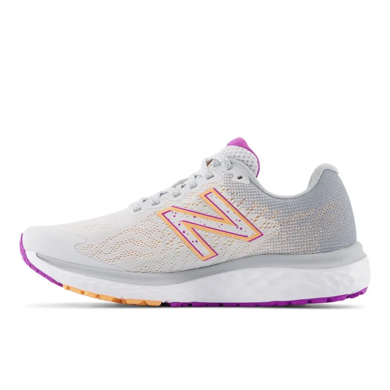 New Balance Fresh Foam 680v7 Quartz Grey / Aluminum Grey / Solar Flare (W680V7-43880)