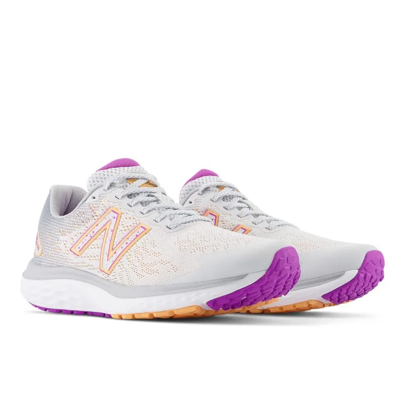New Balance Fresh Foam 680v7 Quartz Grey / Aluminum Grey / Solar Flare (W680V7-43880)