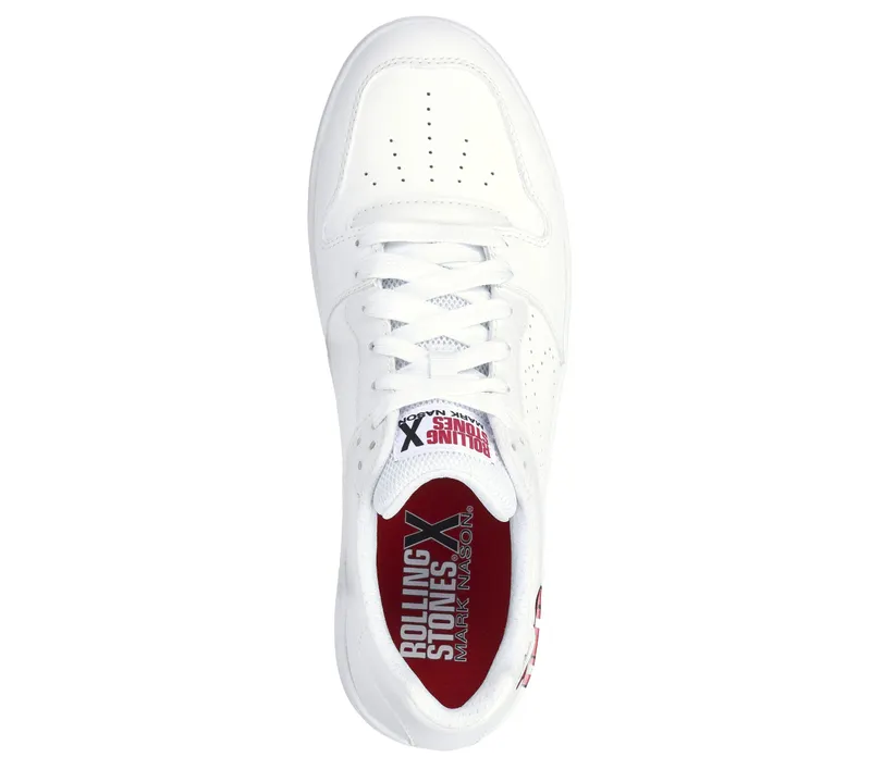 Skechers MN x Rolling Stones: Palmilla – RS Marquee – Wit (210748-WHT)