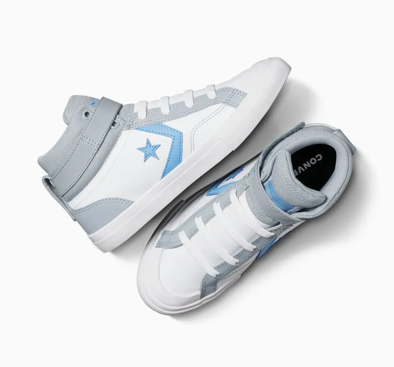 Converse Pro Blaze Strap Sport Remastered Heirloom Silver/lt. Blauw/wit (A02059C)
