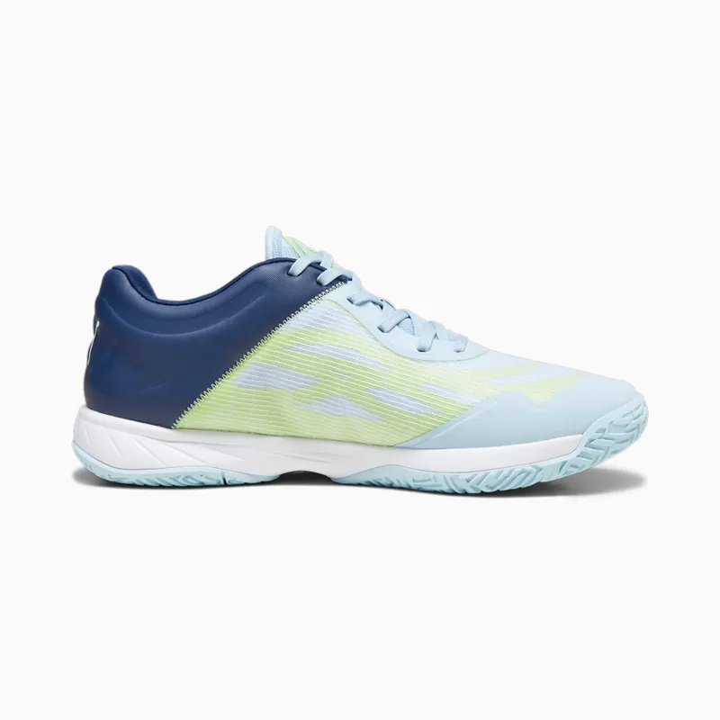 Puma Accelerate Turbo zaalschoenen Blauw/Wit/Zilver (107340-01)