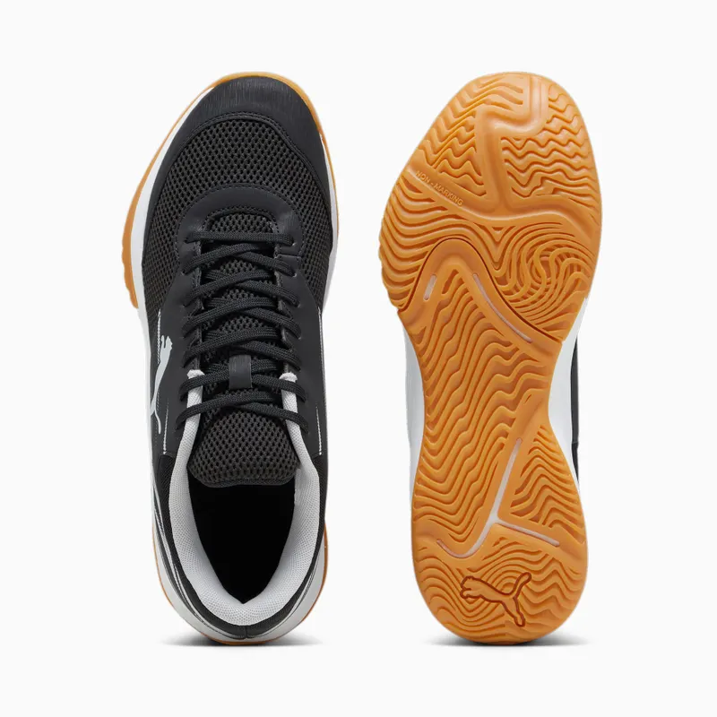 Puma Varion II zaalschoenen Geel/Zwart/Grijs (107341-01)