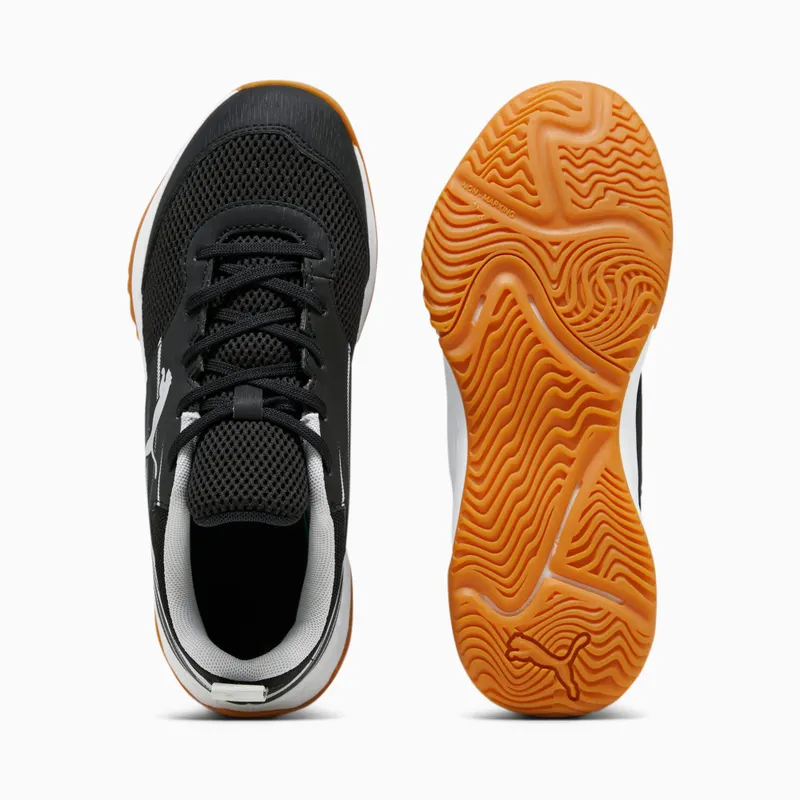 Puma Varion II zaalschoenen Geel/Zwart/Grijs (107342-01)