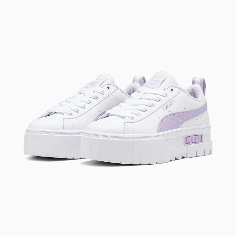 Puma Mayze leren Wit (384527-22)
