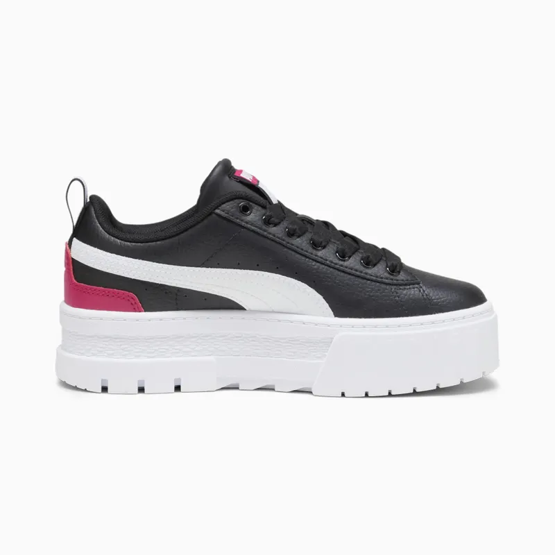 Puma Mayze leren Wit/Roze/Zwart (384527-23)