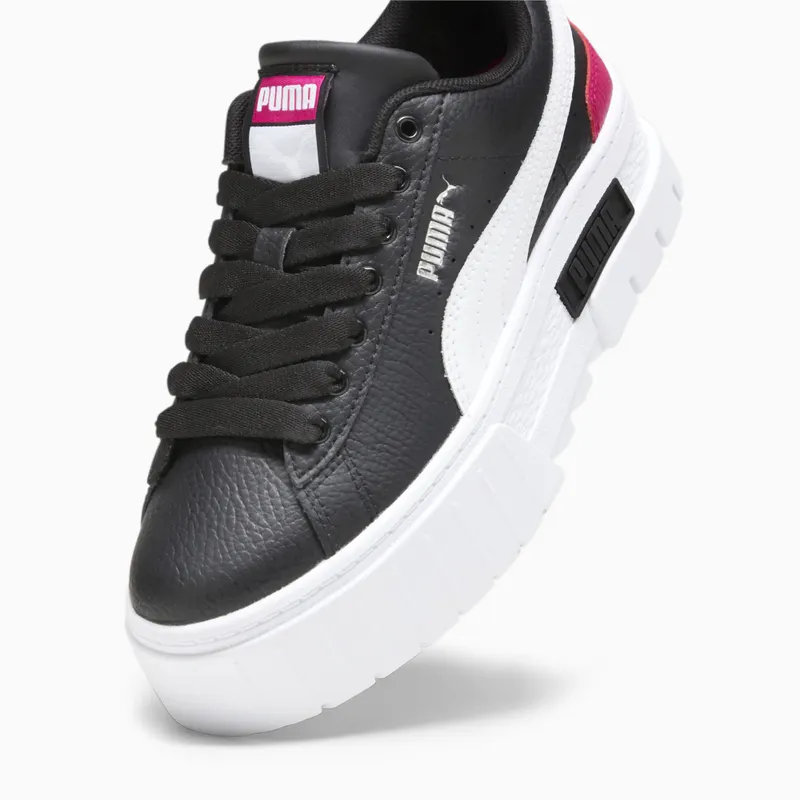 Puma Mayze leren Wit/Roze/Zwart (384527-23)