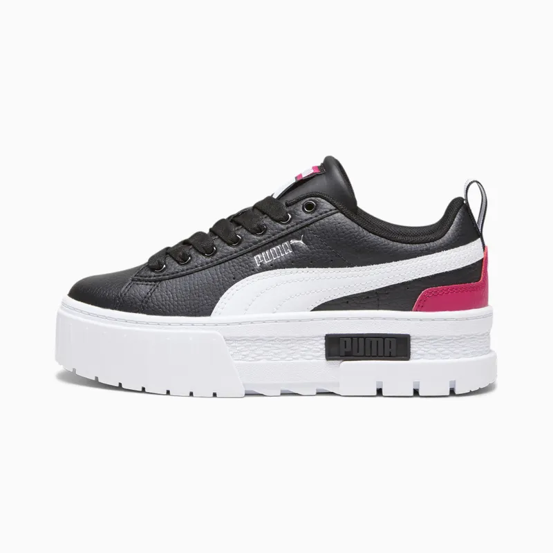 Puma Mayze leren Wit/Roze/Zwart (384527-23)