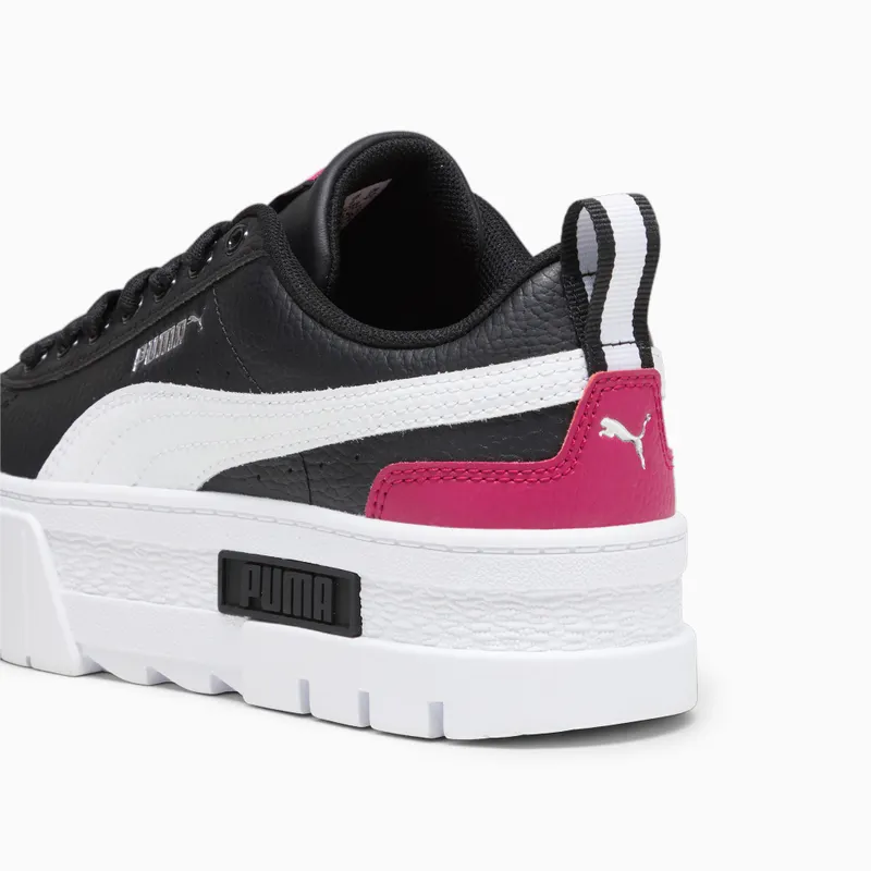 Puma Mayze leren Wit/Roze/Zwart (384527-23)