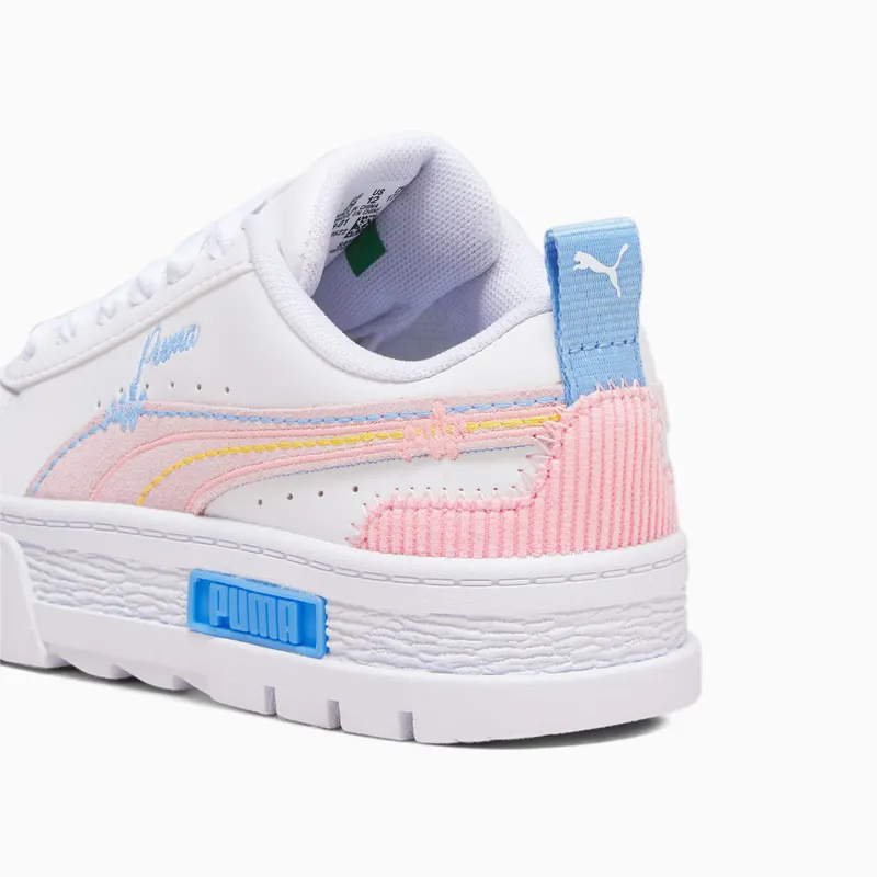 Puma Mayze Sweater Weather Wit/Blauw/Roze (392633-01)