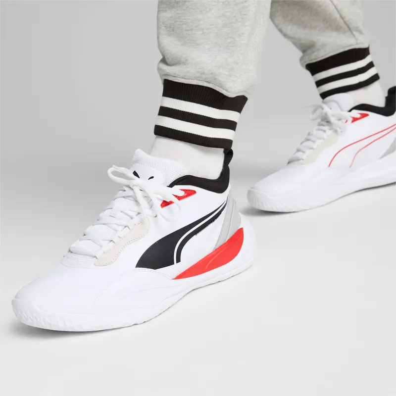 Puma Playmaker Pro Plus Wit/Rood (379156-01)