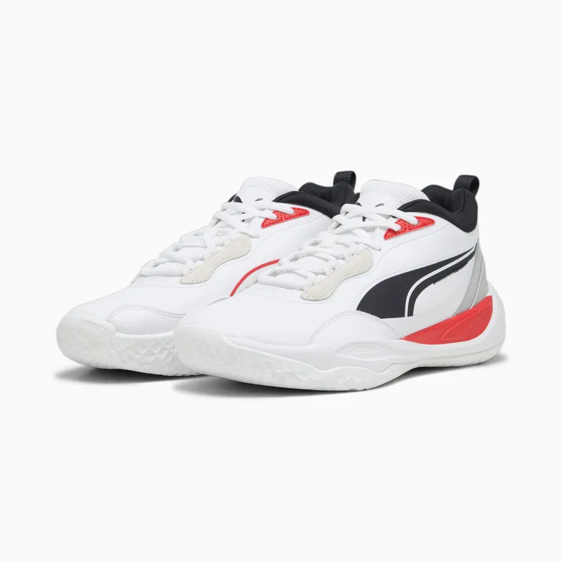 Puma Playmaker Pro Plus Wit/Rood (379156-01)