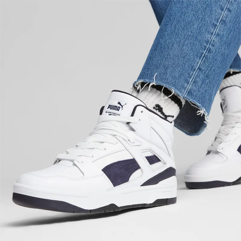 Puma Slipstream Hi leren Wit/Blauw (388640-04)