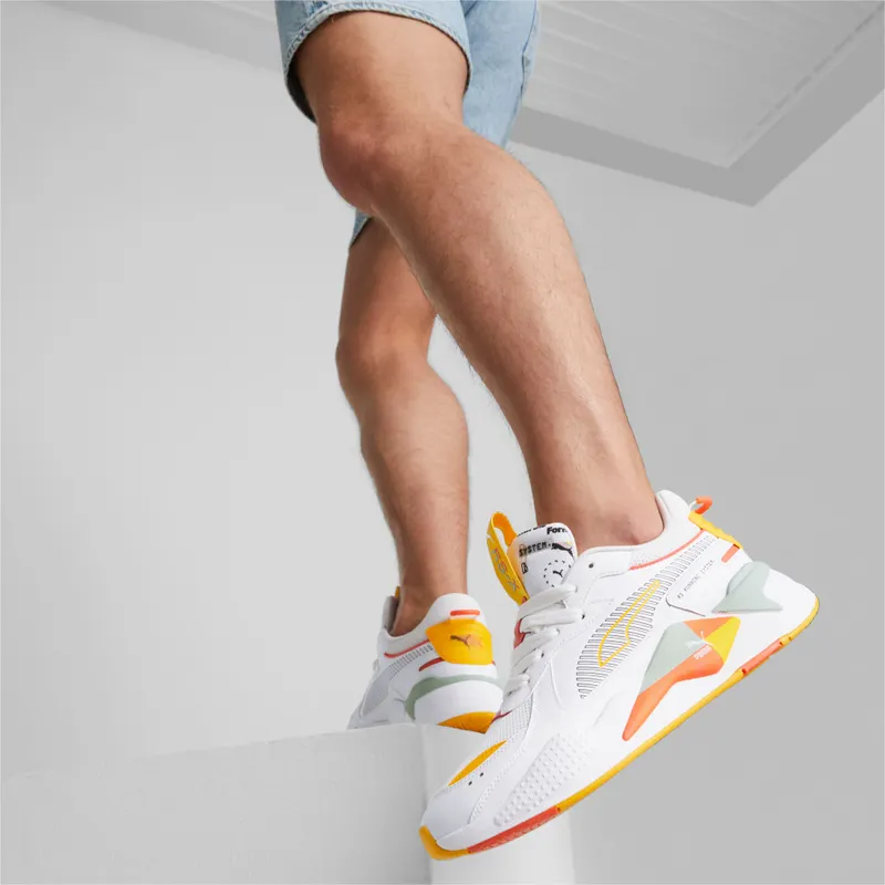 Puma RS-X Brand Love Wit/Geel (393822-01)