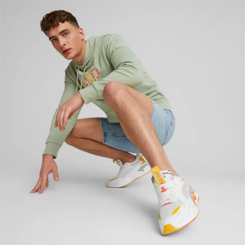 Puma RS-X Brand Love Wit/Geel (393822-01)