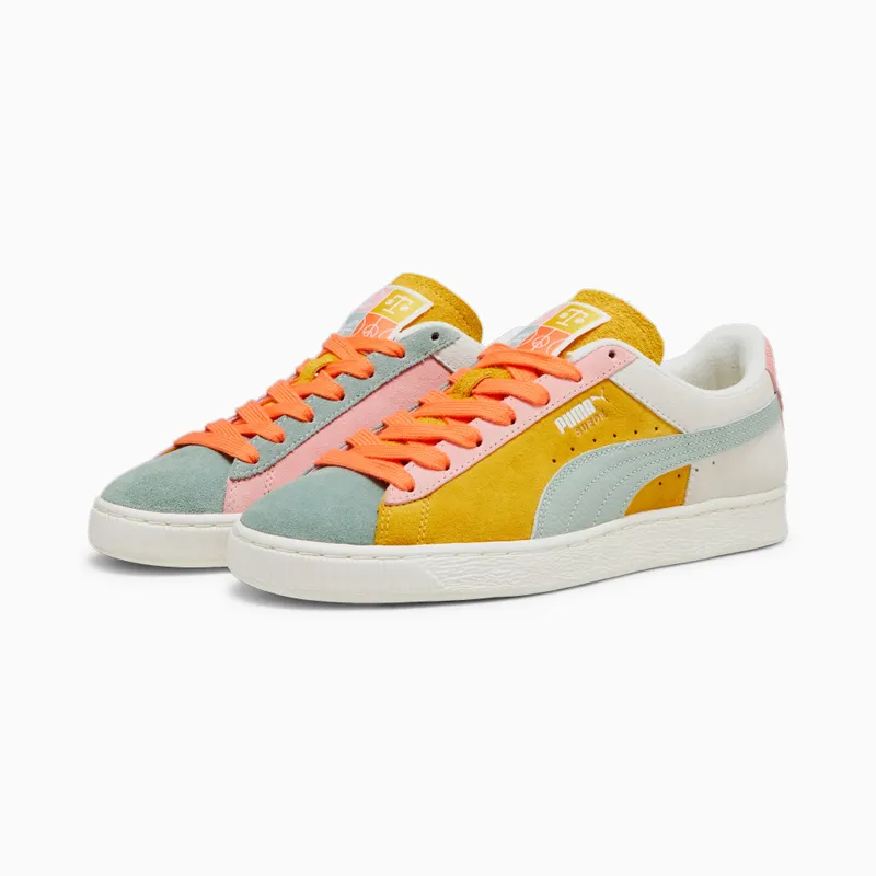 Puma Suede Icons Of Unity Geel/Wit (393750-01)