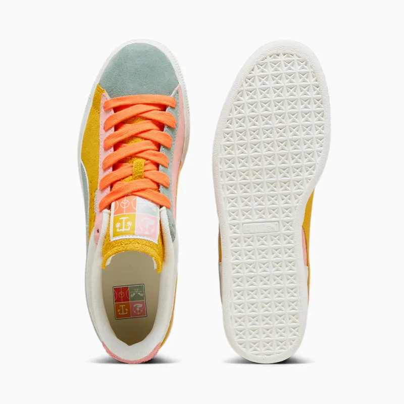 Puma Suede Icons Of Unity Geel/Wit (393750-01)