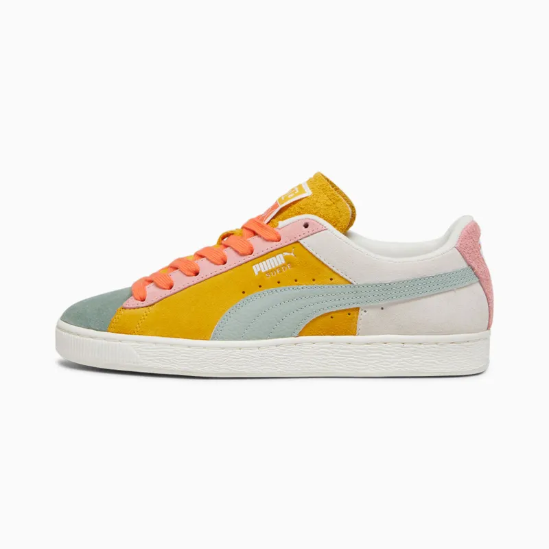 Puma Suede Icons Of Unity Geel/Wit (393750-01)