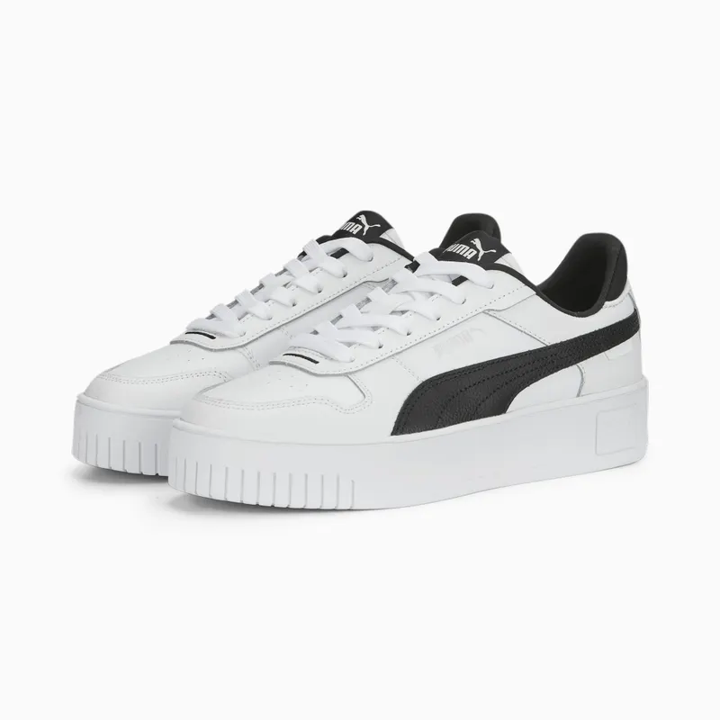 Puma Carina Street Zilver/Zwart/Wit (389390-03)