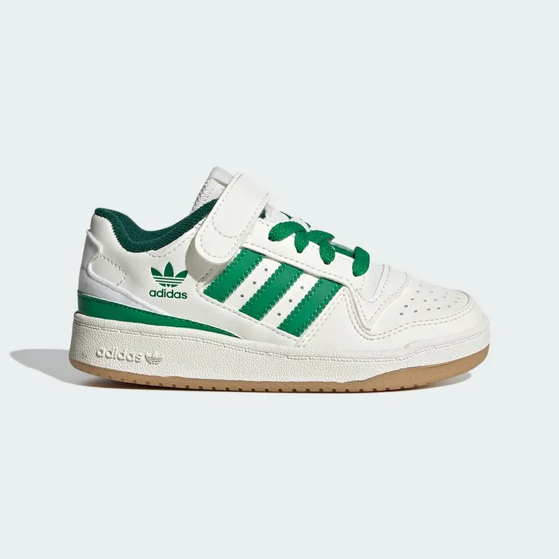 adidas Forum Low Kids Cloud White / Green / Gum (IG0720)