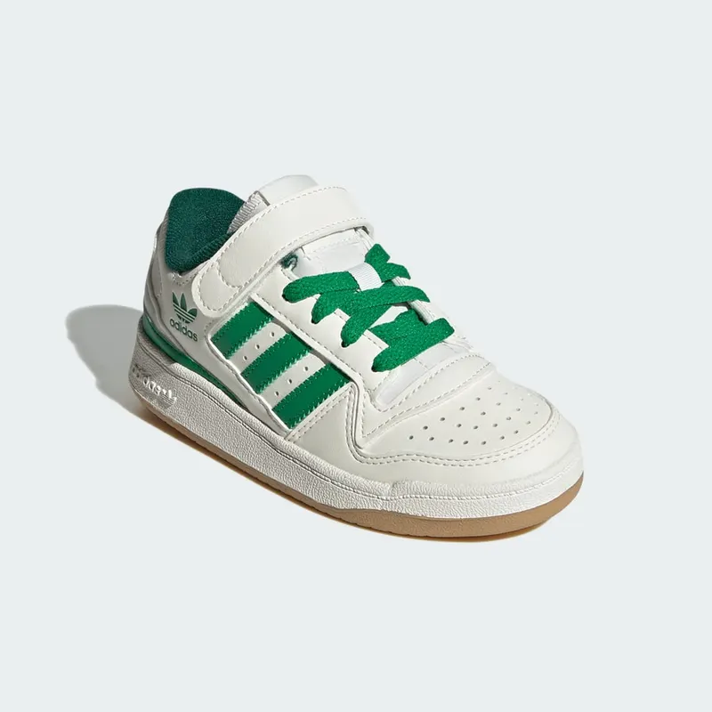 adidas Forum Low Kids Cloud White / Green / Gum (IG0720)