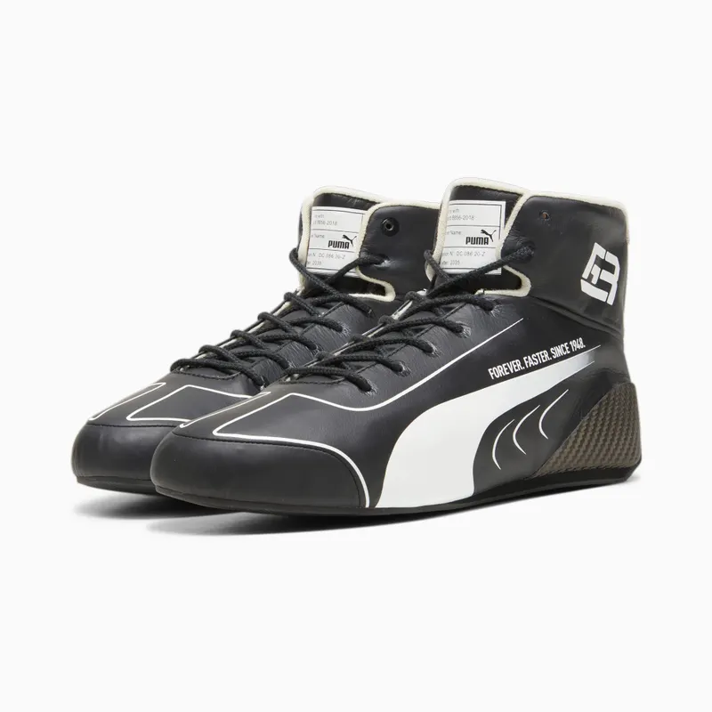 Puma Mercedes-AMG PETRONAS Speedcat Pro George Russell 75 Year raceschoenen Wit/Zwart (308271-01)