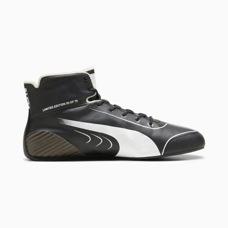 Puma Mercedes-AMG PETRONAS Speedcat Pro George Russell 75 Year raceschoenen Wit/Zwart (308271-01)