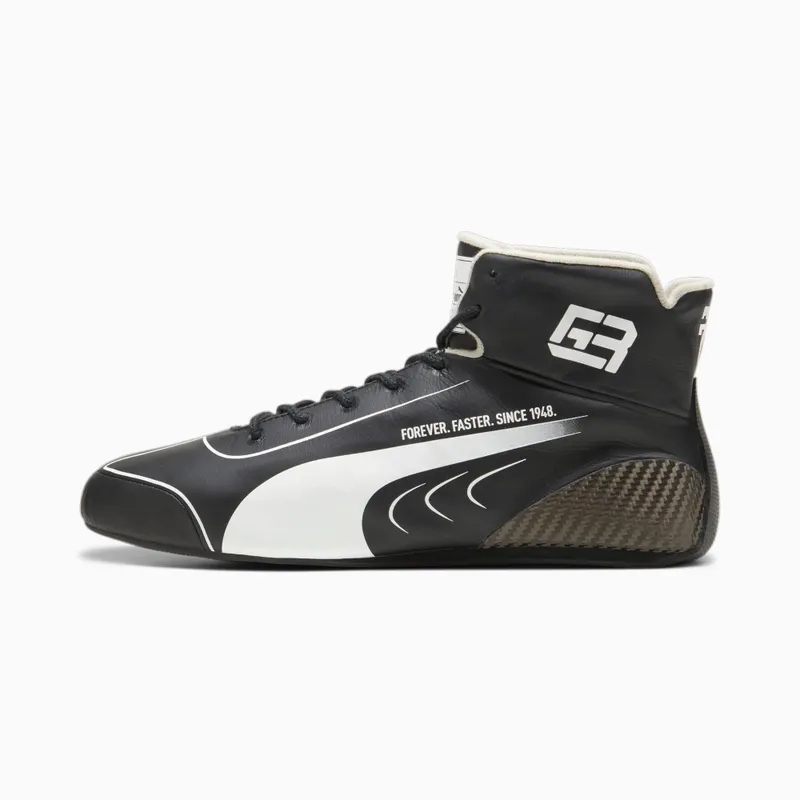 Puma Mercedes-AMG PETRONAS Speedcat Pro George Russell 75 Year raceschoenen Wit/Zwart (308271-01)