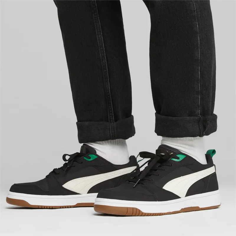 Puma Rebound Low 75 Years Wit/Groen/Zwart (392484-01)