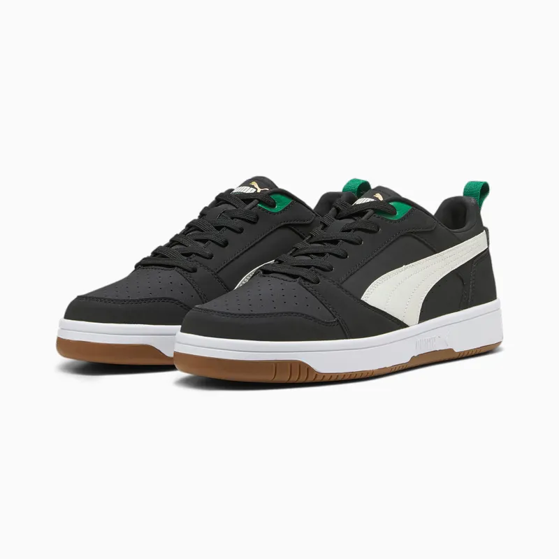 Puma Rebound Low 75 Years Wit/Groen/Zwart (392484-01)