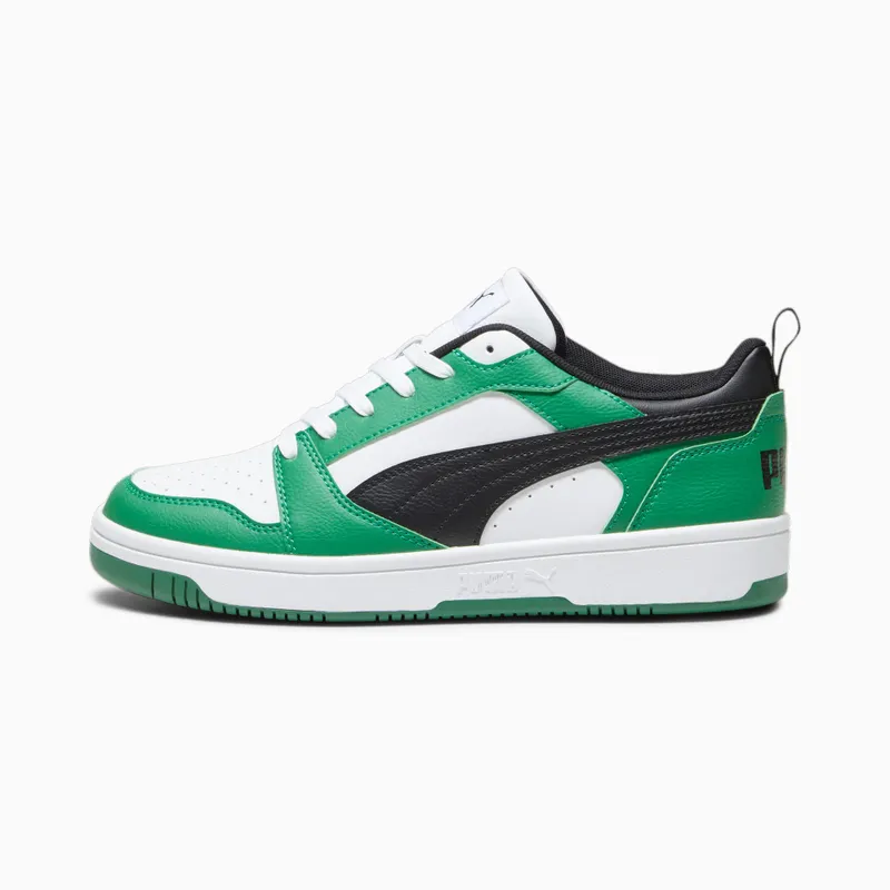 Puma Rebound V6 Laag Wit/Groen/Zwart (392328-06)